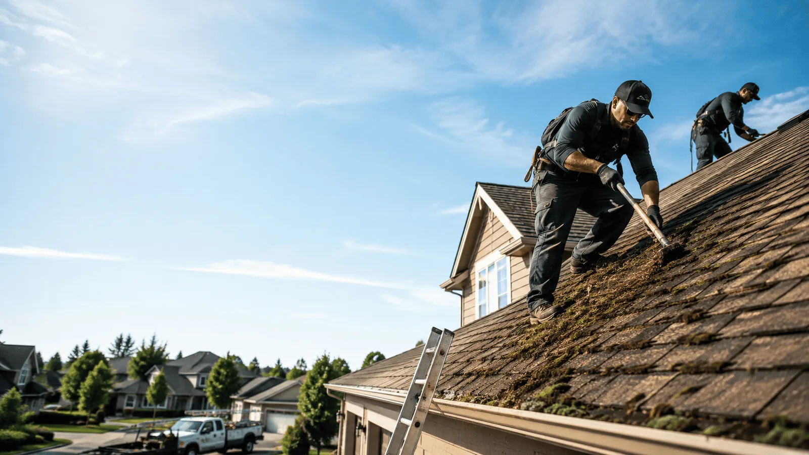 Roof Moss Removal in Jefferson City, MO near me